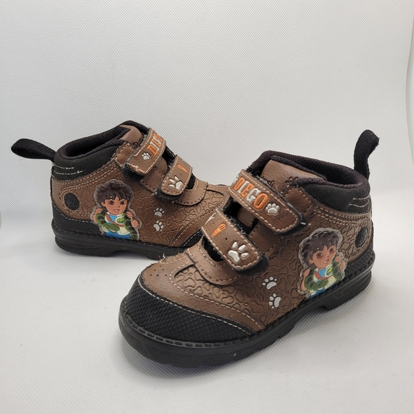 Go Diego Go Toddler Boys size 9 Ankle Boots Hiking Shoes - Picture 1 of 7
